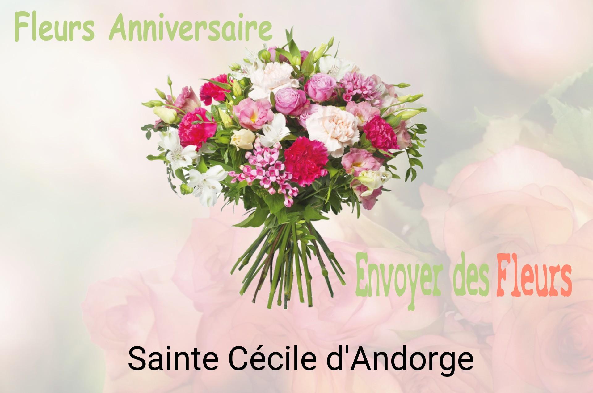Bouquet de fleurs d’anniversaire livré à Sainte-Cécile-d'Andorge